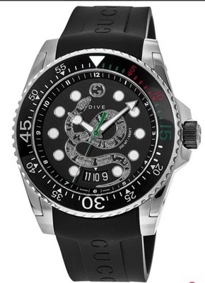 Gucci Dive Men's Black Watch - YA136323 for sale online | eBay