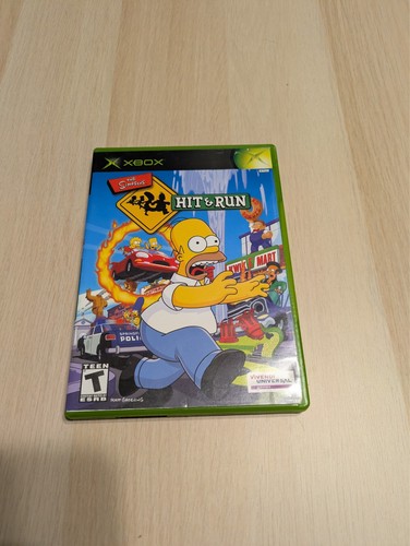 I Simpson: Hit & Run (Microsoft Xbox, 2003) custodia/manuale/gioco incluso