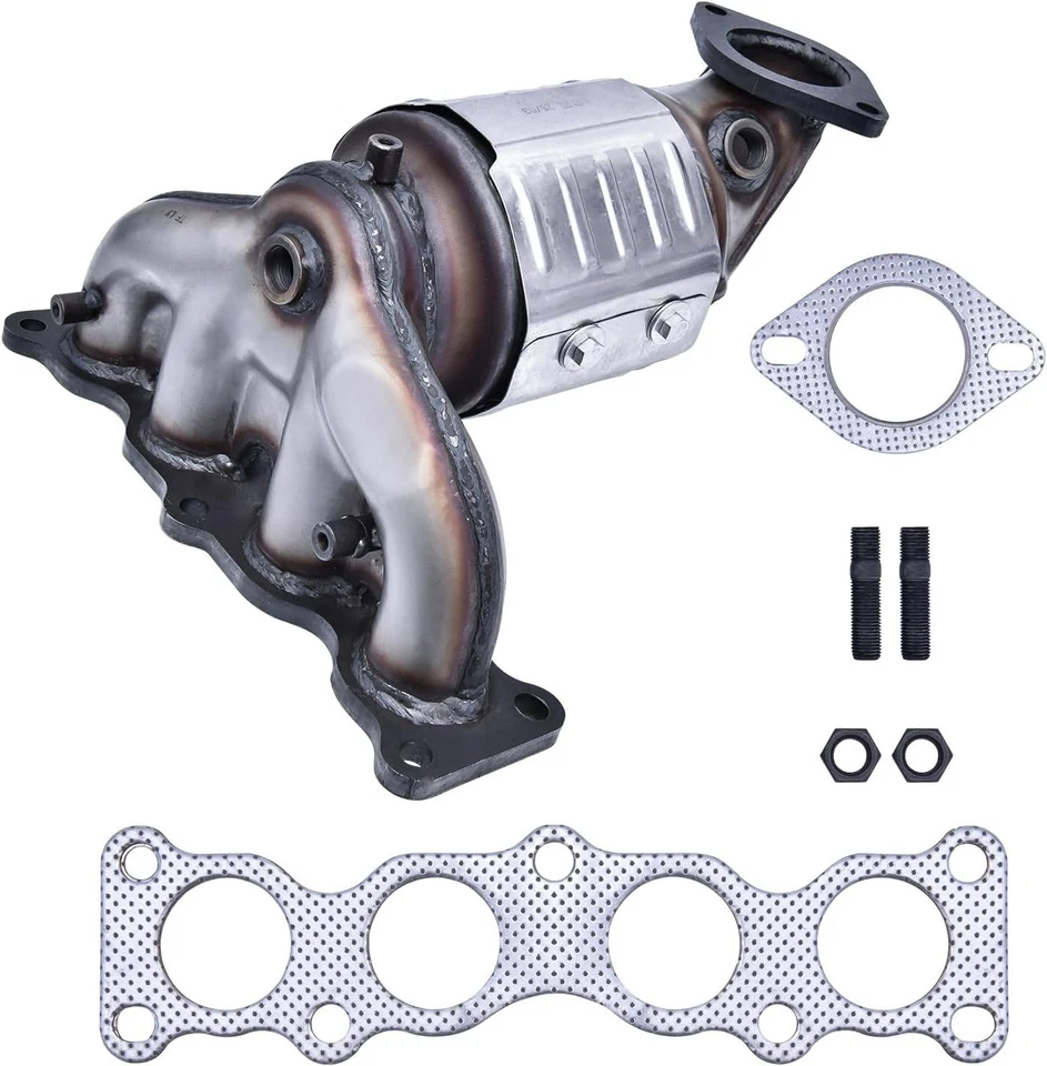 Convertidor catalítico colector delantero para Hyundai Santa Fe Sport 2017-2018 L4 2,4 L Foto 2 de 4