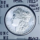 1882 S BU GEM MORGAN SILVER DOLLAR UNC MS+++ U.S. MINT RARE COIN 8643