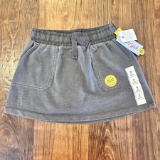 Cat  Jack Girl's Size Medium 8 Pull On Skort Shorts Skirt Gray NEW NWT