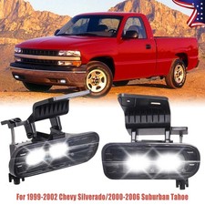Led Bumper Fog Light Lamp For 1999-2002 Chevy Silverado2000-2006 Suburban Tahoe