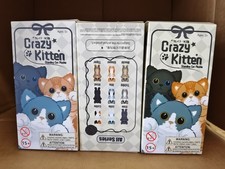 Lot Of 3 Pieces Original 6 Crazy Kitten Stand...