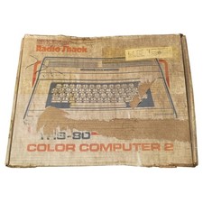 Radio Shack Tandy TRS-80 Color Computer 2 with box Vintage