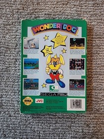 Wonder Dog COMPLETE CIB w/Box & Manual (Sega CD, 1992) GREAT DISC! 