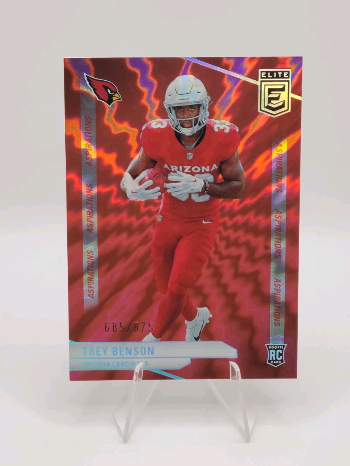 2024 Panini Donruss Elite Trey Benson Aspirations RC 685/875 Cardinals