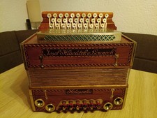 Hlavacek Heligonka Steirische Harmonika Original A-D-G Top Zustand