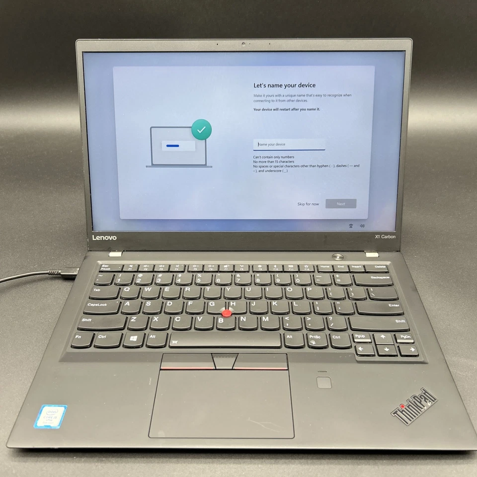 Lenovo ThinkPad X1 Carbon - 6th Gen 14" i5-8350u - 8gb RAM 512gb - Win 11 - Read - Image 2 of 4