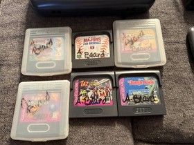 SEGA Game Gear Handheld System - Black With Games & Case