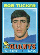 1971 Topps Bob Tucker RC #79 - New York Giants
