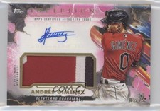 2023 Topps Inception Magenta 3/75 Andres Gimenez Andrés Giménez Patch Auto b4d