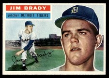 1956 Topps Baseball #126 Jim Brady NM/MT *n1