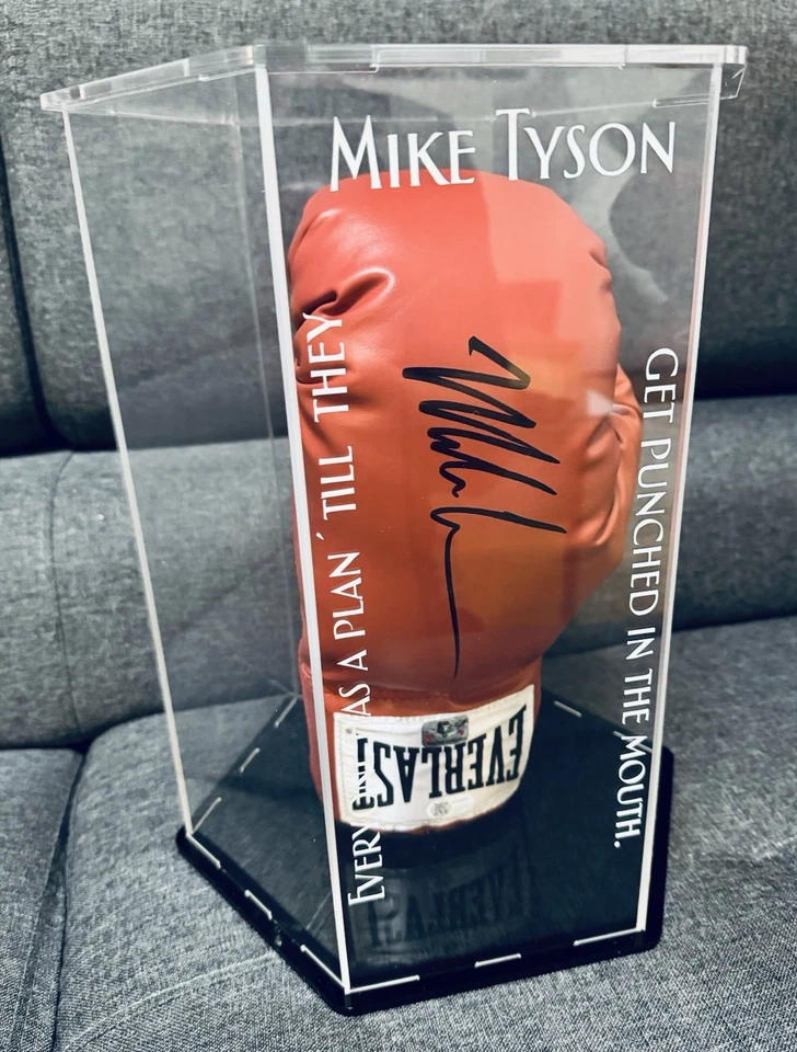 Mike Tyson signierter Everlast Boxhandschuh / Vitrine / JSA Fiterman Sports - Bild 4 von 4