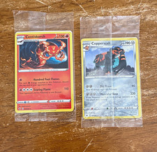 Pokemon TCG Sword & Shield Centiskorch 039/202 Copperajah 132/202 Promo Lot