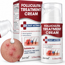 Folliculitis Cream with 5 Benzoyl Peroxide, 3.53 Fl Oz