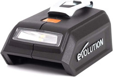 USB Charger & LED Light, Compatible with Evolution & Erbauer 18V EXT Batteries,