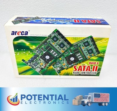 MINIMAL USE | ARECA ARC-1120 Ver. 1.2 8-Port RAID 6 SATA PCI-X Controller Card