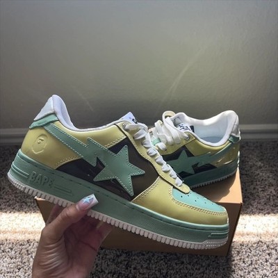 Men's Bathing Ape Bape Sta 'Brown Beige' Shoes, LIKE NEW, Men's Size 8