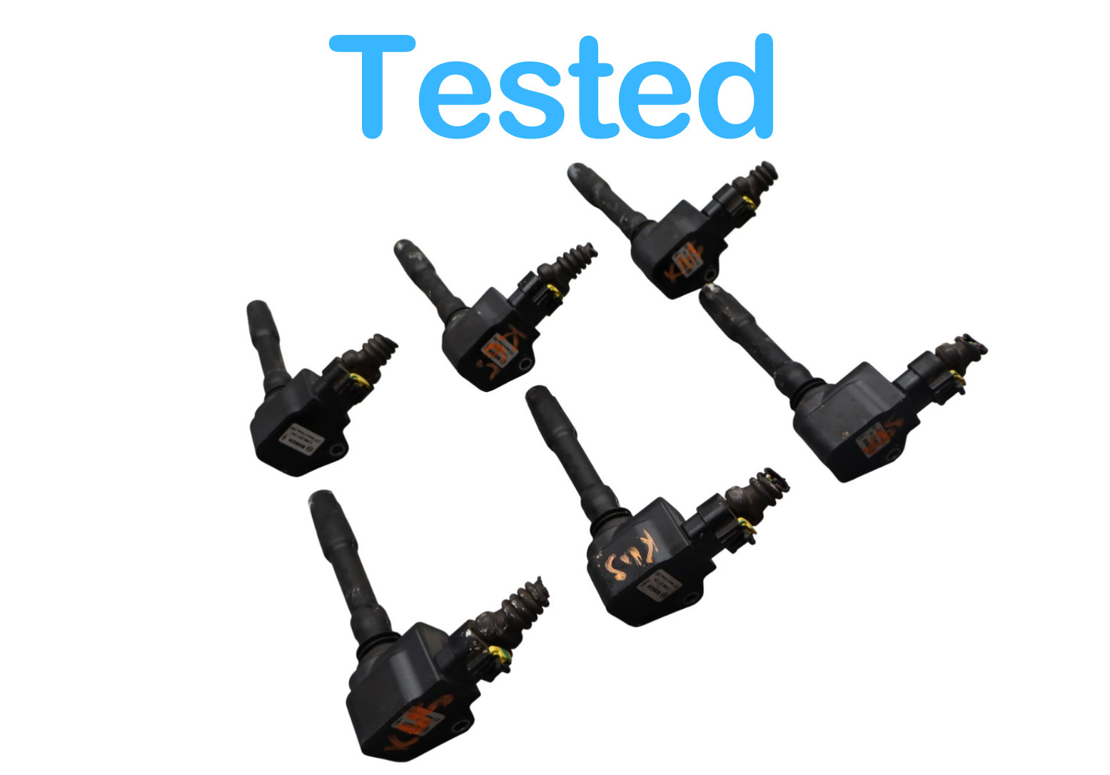 14-21 Maserati Ghibli Engine Motor Ignition Coil Set of 6 Pcs 0986221134 OEM