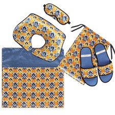 GUCCI TRAVEL SET GEOMETRIC G LOGO SATIN TRAVE...