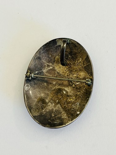 Broche colgante vintage de plata esterlina firmado por el noroeste americano del pacífico - Imagen 6 de 15