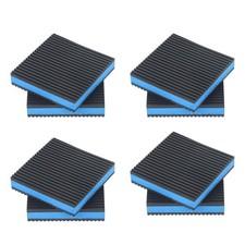 4" x 4" x 7/8" EVA Rubber Shock-absorbing Pads 8 Pcs Anti Vibration Pad