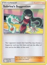 Sabrina's Suggestion - 65/68 - Uncommon (Near Mint) Hidden Fates - Trainer - Sup
