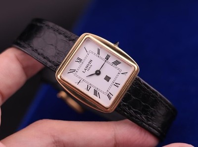 Vtg 1980s Lanvin Paris Unisex Watch [Manual Winding]