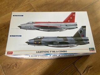 MODELLBAUSATZ LIGHTNING F MK6 VON HASEGAWA 1:72 @@@ KEIN KOMPLETTBAUSATZ @@@@