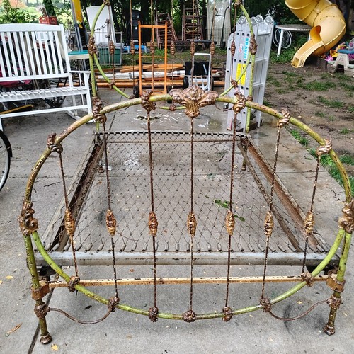 Antique Iron Bed Frame