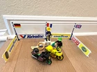 Vintage Playmobil 3779  Victory Racing Motorcycle Set Complete