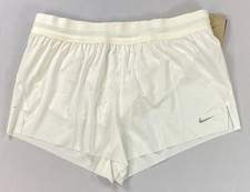 Women's Nike Dri-Fit Swift HQ0638-133 Cream Running Run Shorts NEW