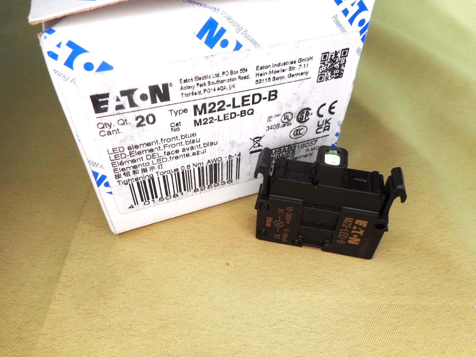 MOELLER M22-LED-B LED light unit (NIB)