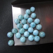 Natural Larimar Cabochon 3mm to 15mm Loose Gemstone