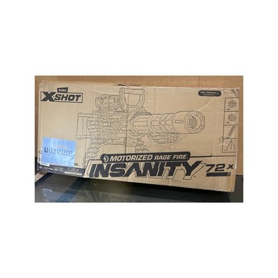 X-Shot Insanity Motorized Rage Fire by ZURU 72 Darts