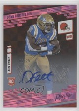 2021 Prestige Xtra Points Premium Pink Signatures 6/25 Demetric Felton Auto 0c4o