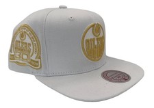 Mitchell  Ness NHL Edmonton Oilers City Hook Snapback Hat, Cap, New