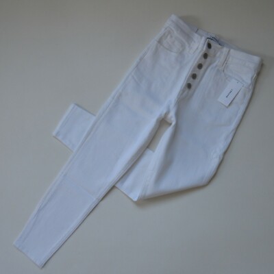 NWT J Brand Lillie High Rise Crop Skinny in White Photo Ready HD
