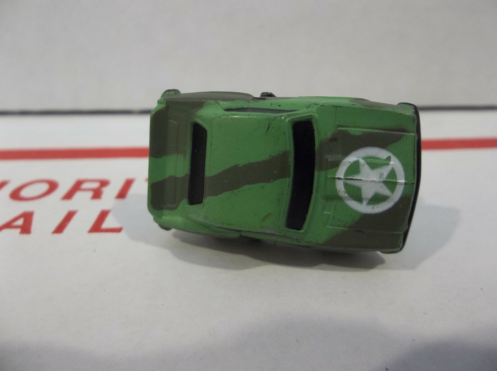 Micro Machines CHEVY CAMARO VINTAGE GALOOB 1986 MILITARY ARMY CAMO RARE