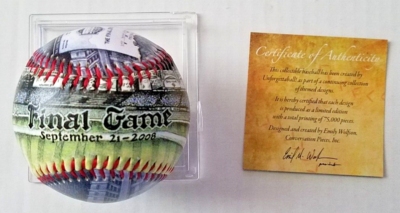 【未開封】MLB New York Yankees 限定ボール 20年前 NY Yankees Stadium Unforgettaballs 9-21-08 Final Game