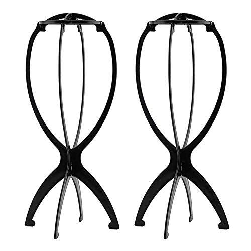 2PCS Wig Stand Portable Collapsible Holder Durable Wig Display 13.8 Inch - Picture 1 of 7