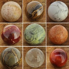 Budawi® Edelstein Deko Kugel 50 mm Steinkugel Edelsteinkugel Mineralien