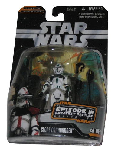 Star Wars Épisode III Greatest Batailles Collection Vert Clone Commandant Action