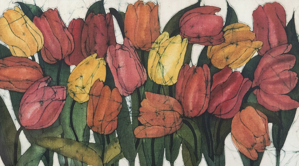 Jane Hickman - Framed 20th Century Digital Print, Tulips | eBay