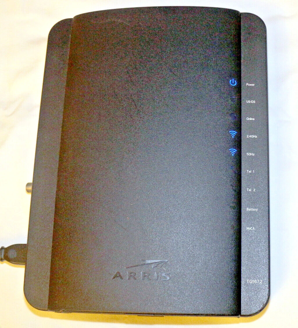 Arris Modem Tg1672 Lights Shelly Lighting