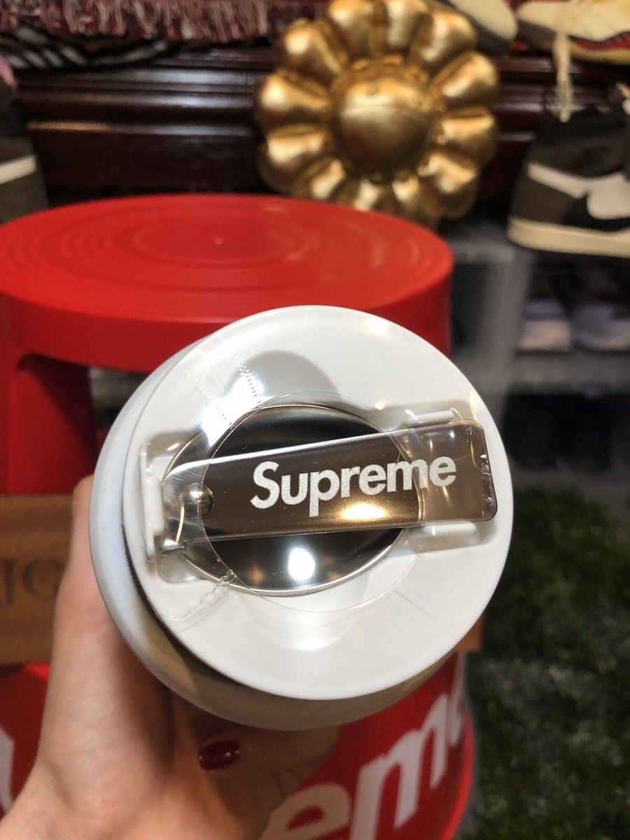 Supreme Thermos Stainless King Food Jar and Spoon White | eBay