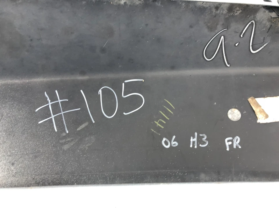 06-10 HUMMER H3 DELANTERO DERECHO PASAJERO GUARDABARROS ACAMPANADO PANEL CUBIERTA OEM Foto 4 de 4