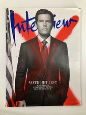 Interview Magazine November 2008 Josh Brolin is President Bush No Label