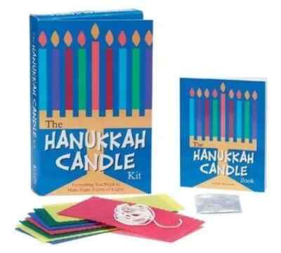 The Hanukkah Candle Kit by Abramson, Jordan and Book NIB