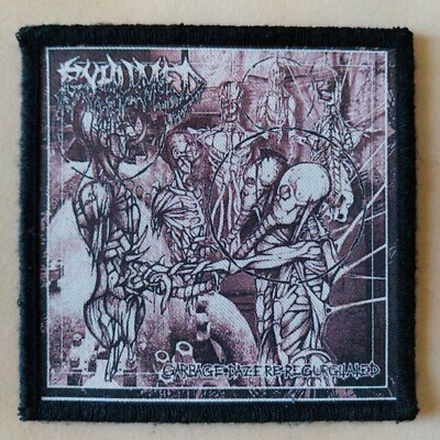 EXHUMED - GARBAGE DAZE RE-REGURGITATED -- PATCH / AUFNÄHER -- DEATH METAL